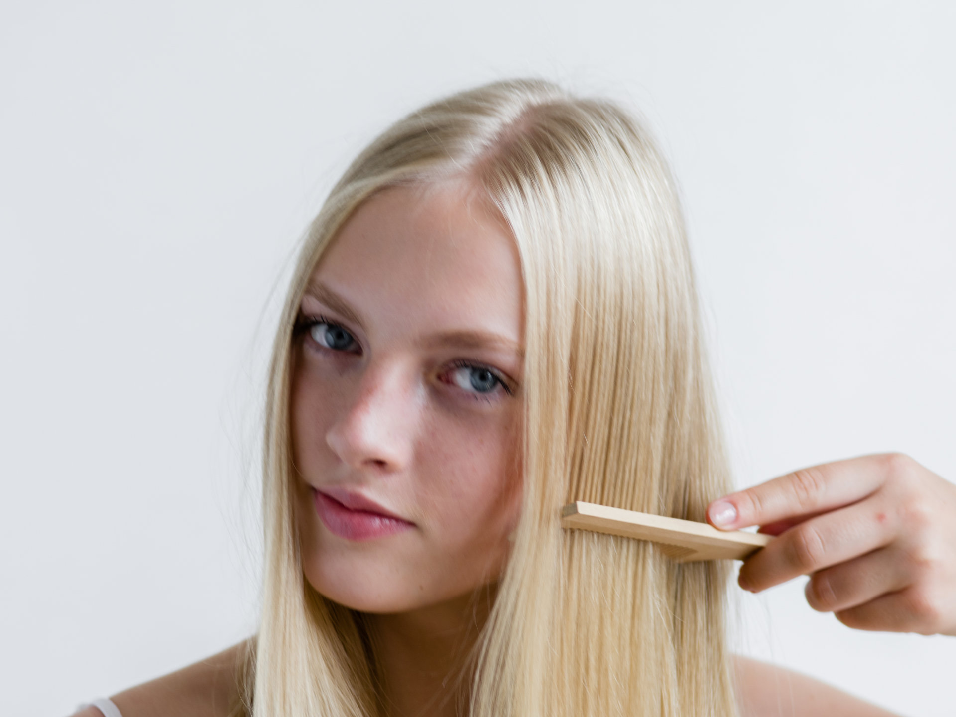 Brushing hair makes it grow faster & thicker